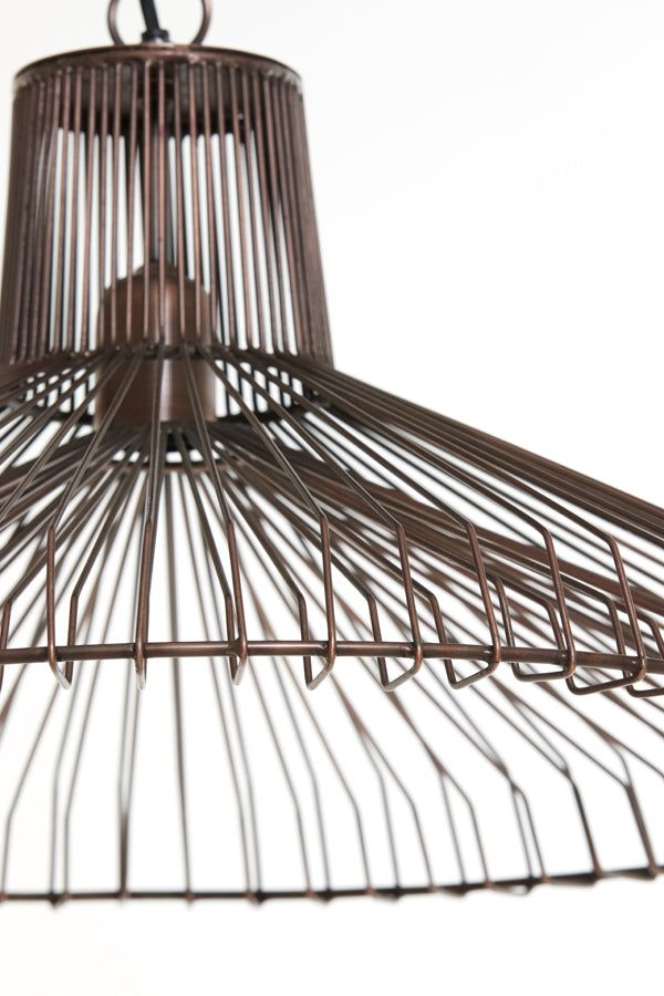Kasper Hanging Lamp - Antique Copper Finish