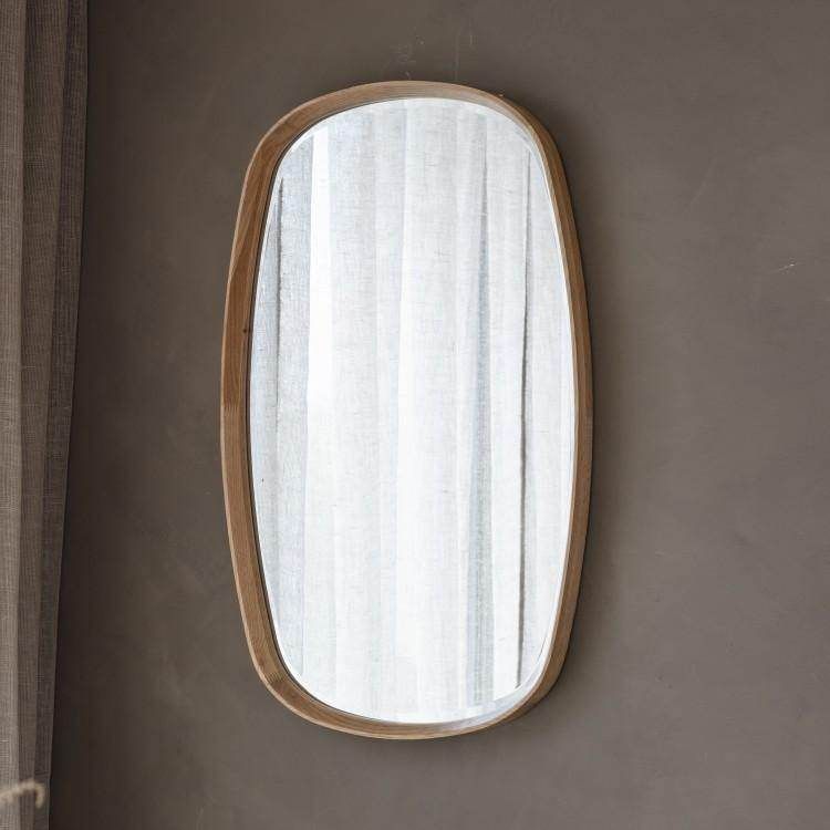 Keaton Mirror Oak W900 x D45 x H550mm