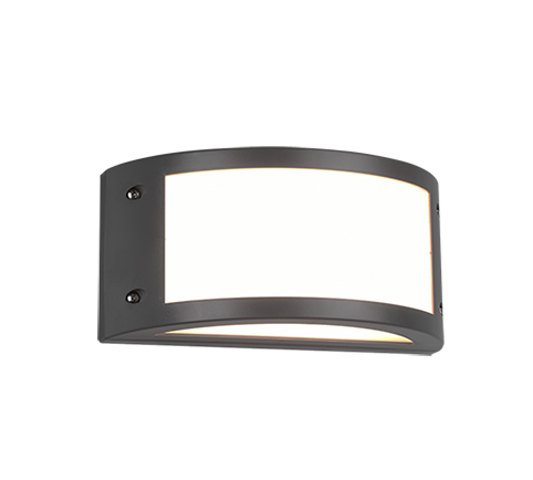 Kendal Anthracite/White mat Outdoor LED Wall Light 