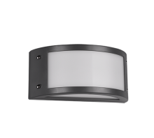 Kendal Anthracite/White mat Outdoor LED Wall Light 