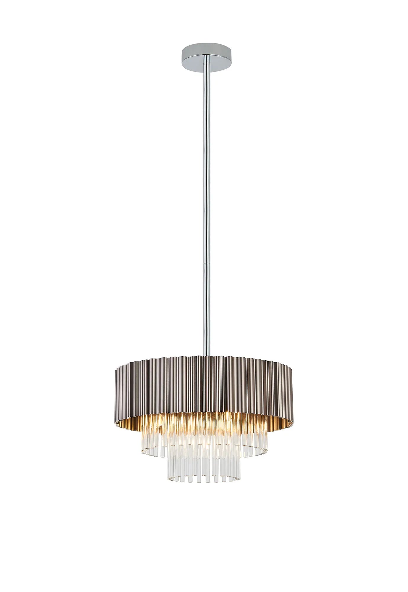 Kyabram Fixed Pendant, 4/9/11 Light G9- Oxidised Coffee/ Grey Finishes