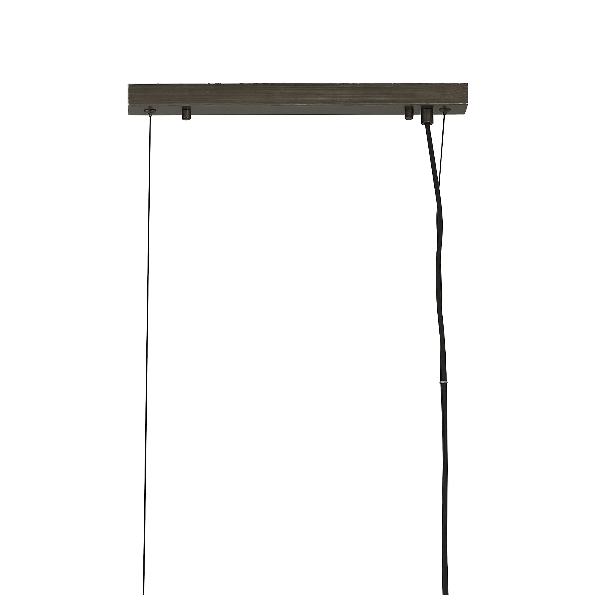 Kyoto 3/4/6/10Lt  Linear Pendant (FRAME ONLY)- Painted Matt Bronze/ Pewter Finishes