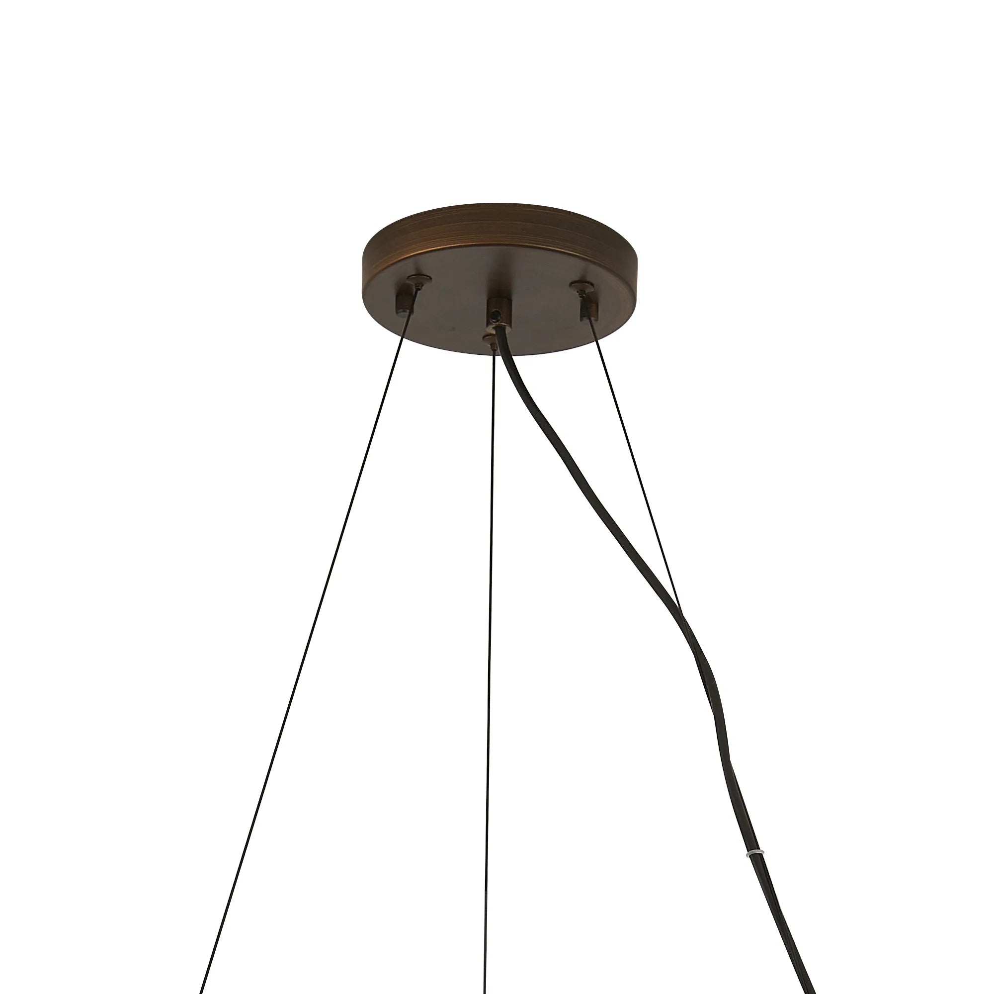 Kyoto 6/8/9/12Lt Ring/ Square Pendant (FRAME ONLY)- Painted Matt Bronze/ Pewter Finishes