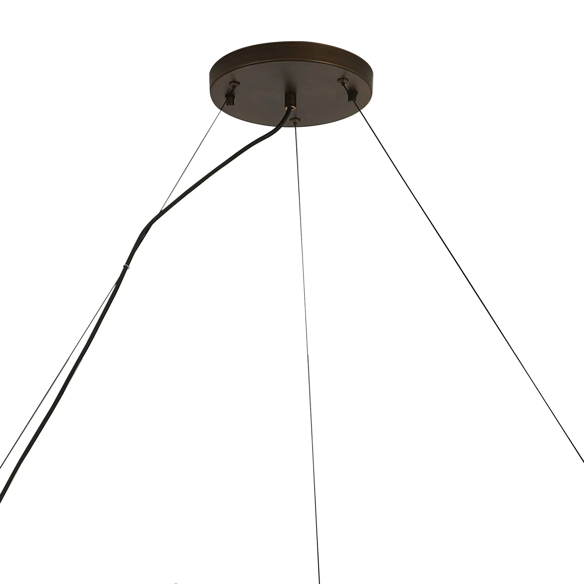 Kyoto 6/8/9/12Lt Ring/ Square Pendant (FRAME ONLY)- Painted Matt Bronze/ Pewter Finishes