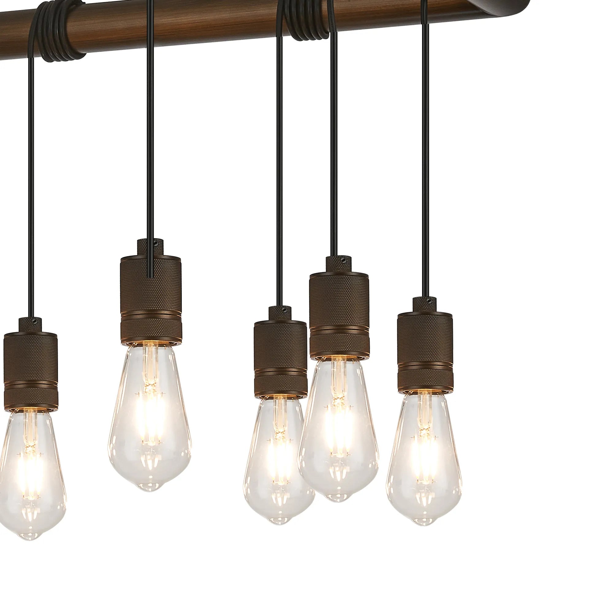 Kyoto 6/8/9/12Lt Ring/ Square Pendant (FRAME ONLY)- Painted Matt Bronze/ Pewter Finishes