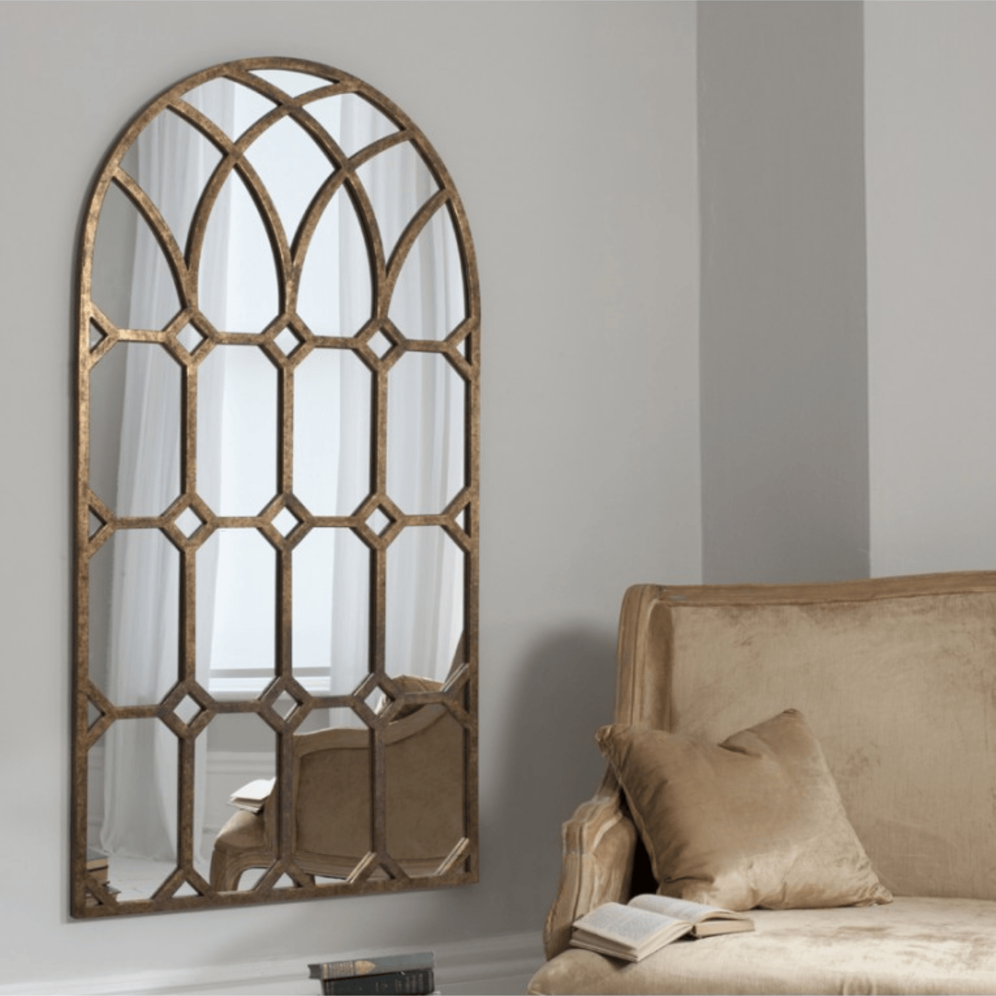 Khadra Mirror W80 x H150cm - Cusack Lighting