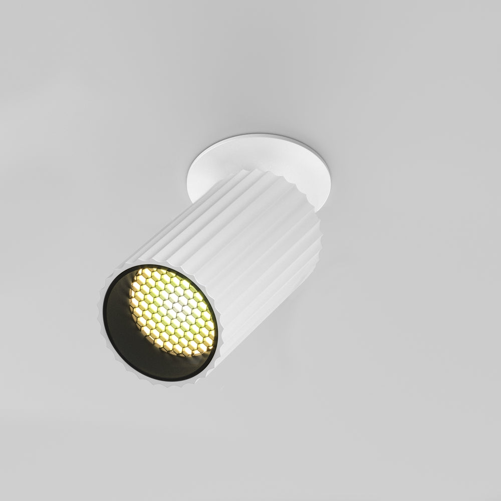 Calipso 10W Recessed Light- Brass/ Black/ White Finish