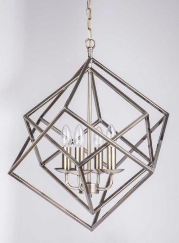 Kinsale 4Lt Centre Ceiling Light - Antique Brass Finish
