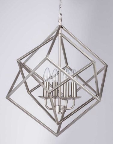 Kinsale 4Lt Centre Ceiling Light - Satin Nickel Finish