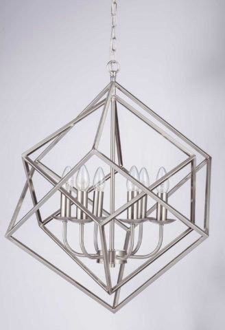 Kinsale 6Lt Centre Ceiling Light - Satin Nickel Finish