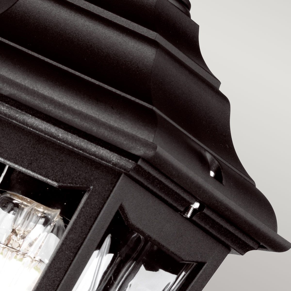 Kinsale 1 Light Chain Lantern - Black IP44 E27