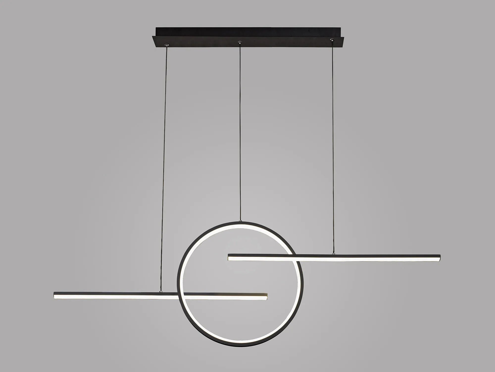 Kitesurf Centre Loop LED Pendant - Black/White