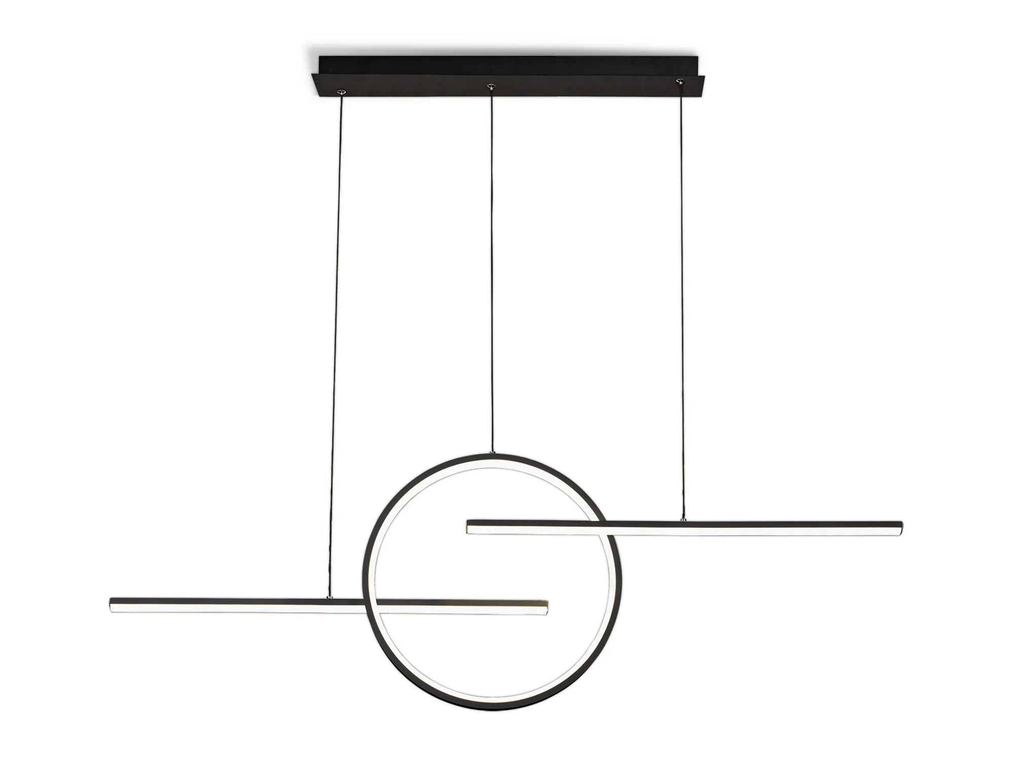Kitesurf Centre Loop LED Pendant - Black/White