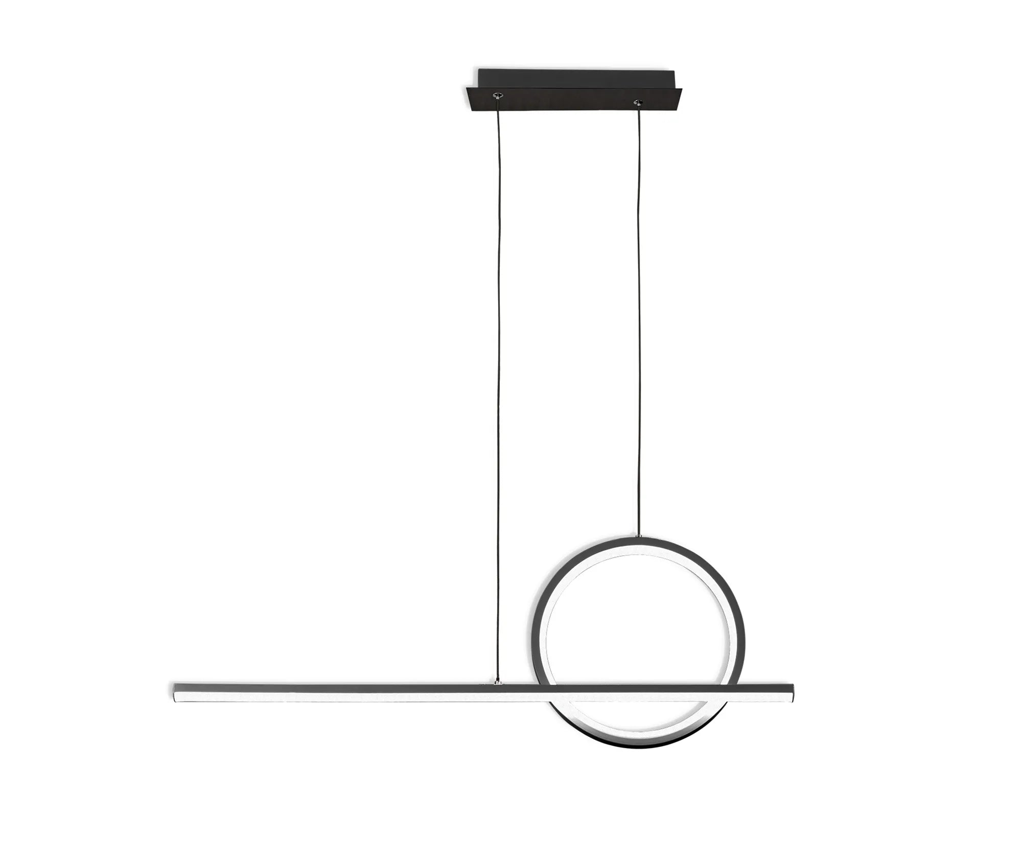Kitesurf Loop Over LED Pendant - Black/White