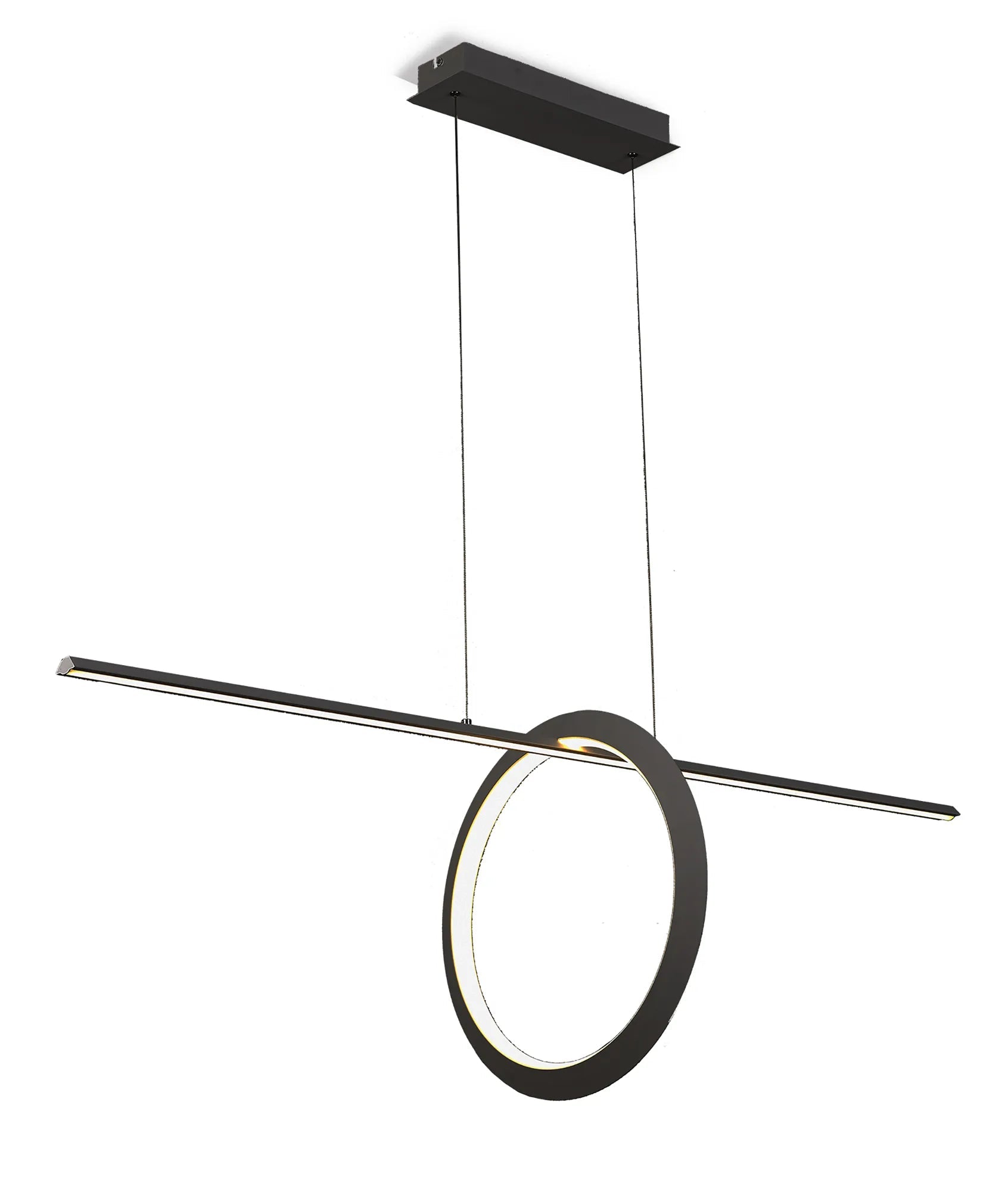 Kitesurf Loop Under LED Pendant - Black/White