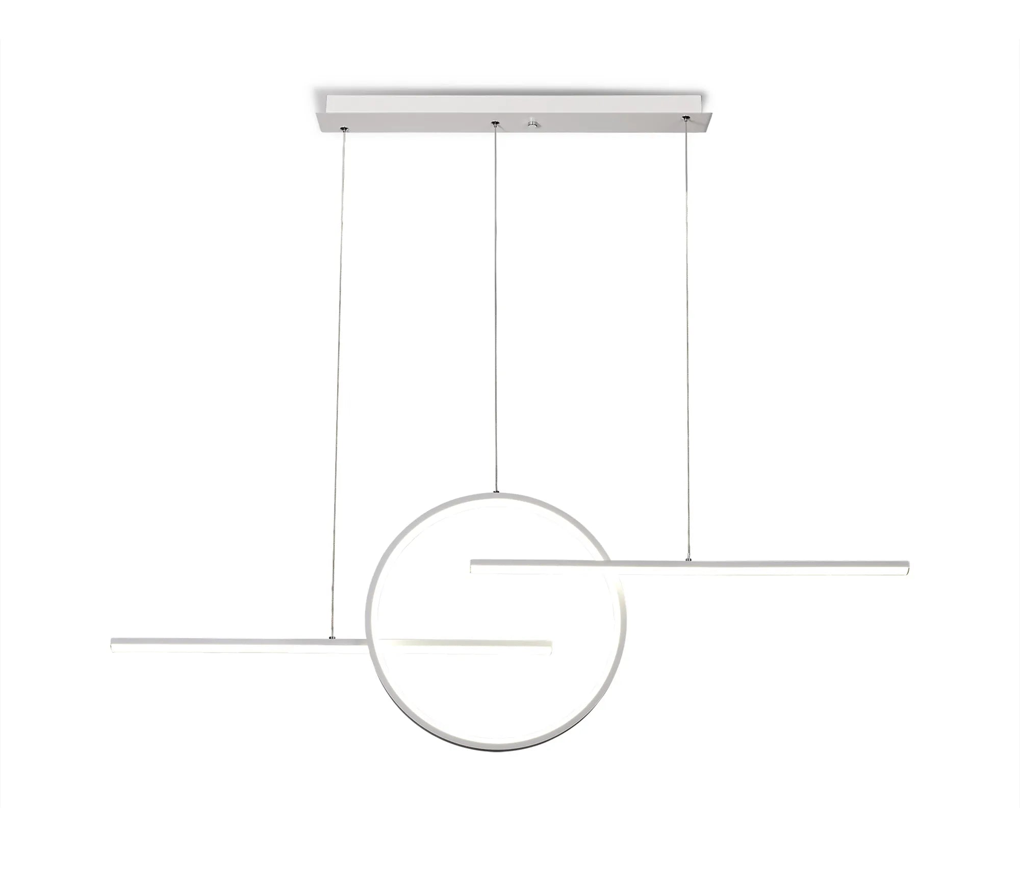Kitesurf Centre Loop LED Pendant - Black/White