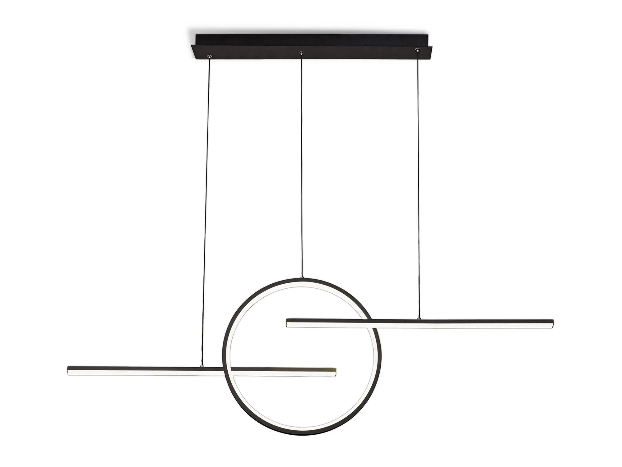 Kitesurf Centre Loop LED Pendant - Black/White