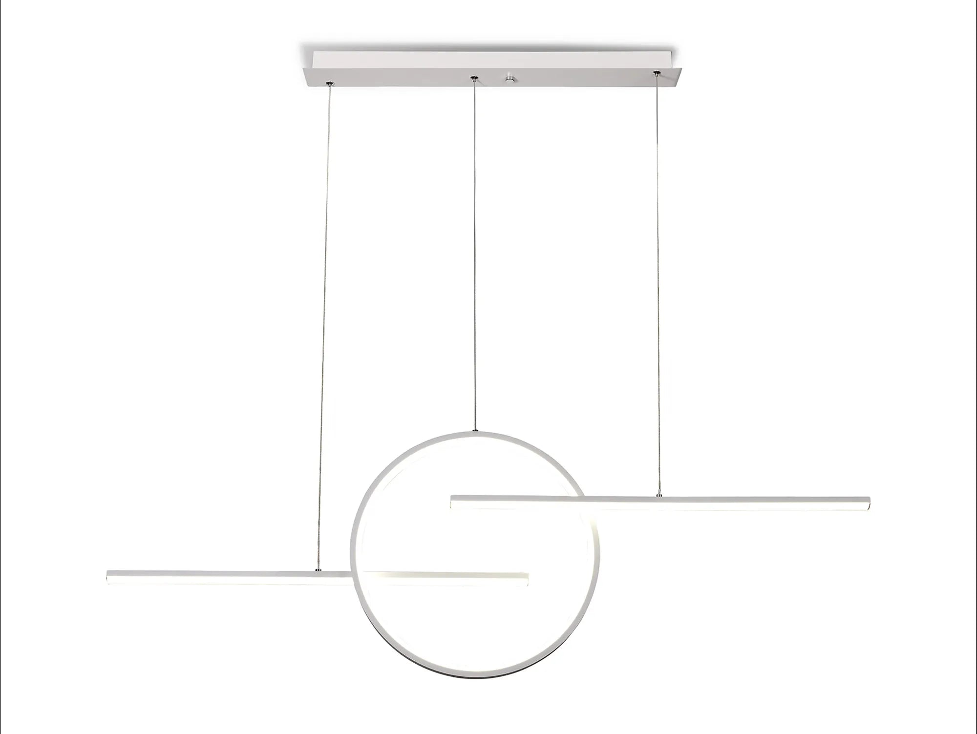 Kitesurf Centre Loop LED Pendant - Black/White