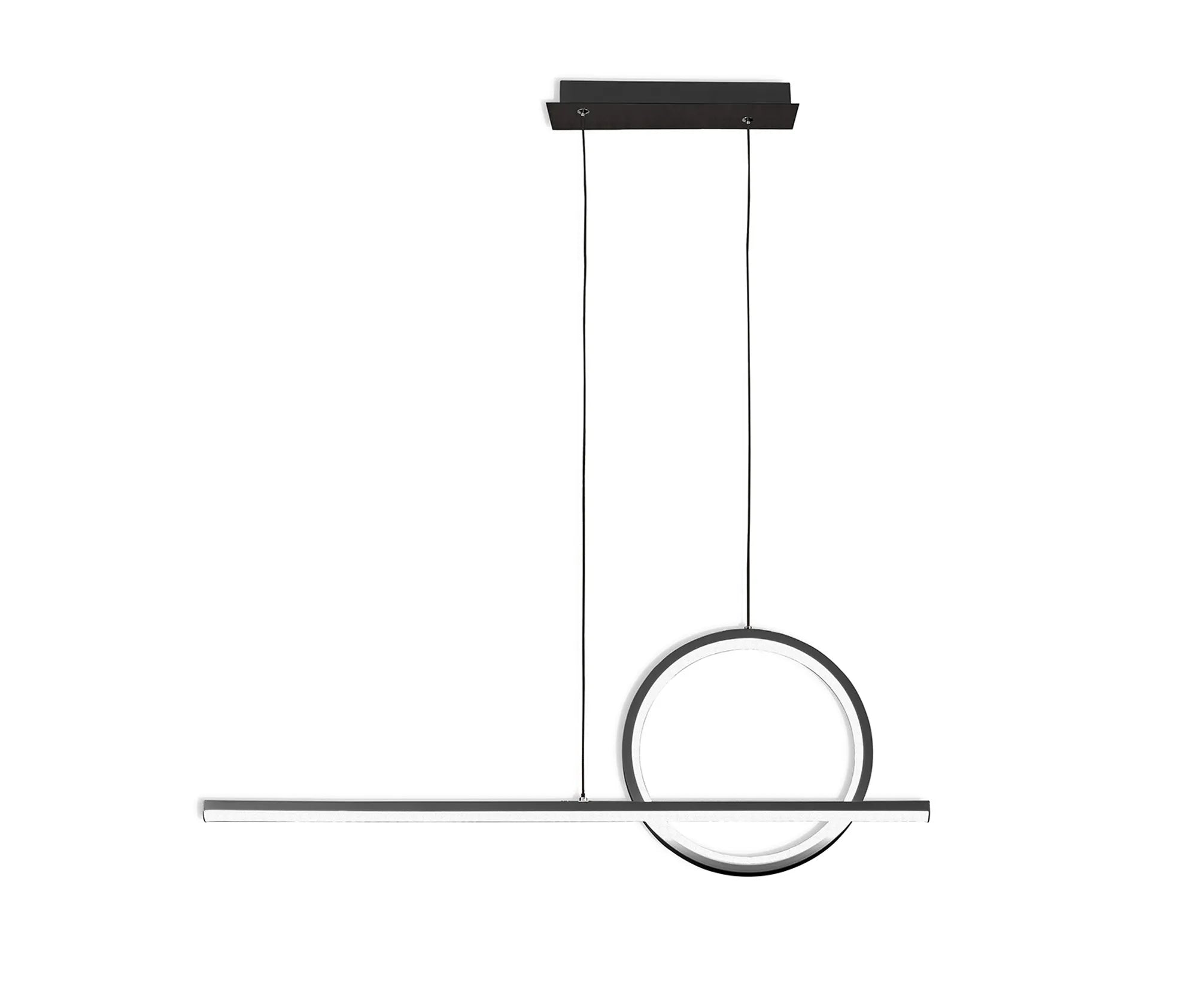 Kitesurf Loop Over LED Pendant - Black/White