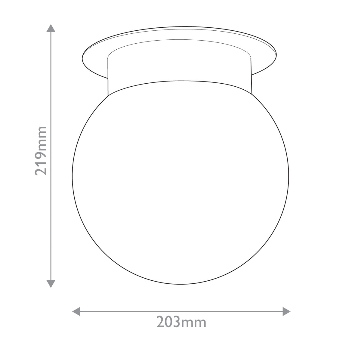 Albers Flush 1 lt Ceiling Light - E27