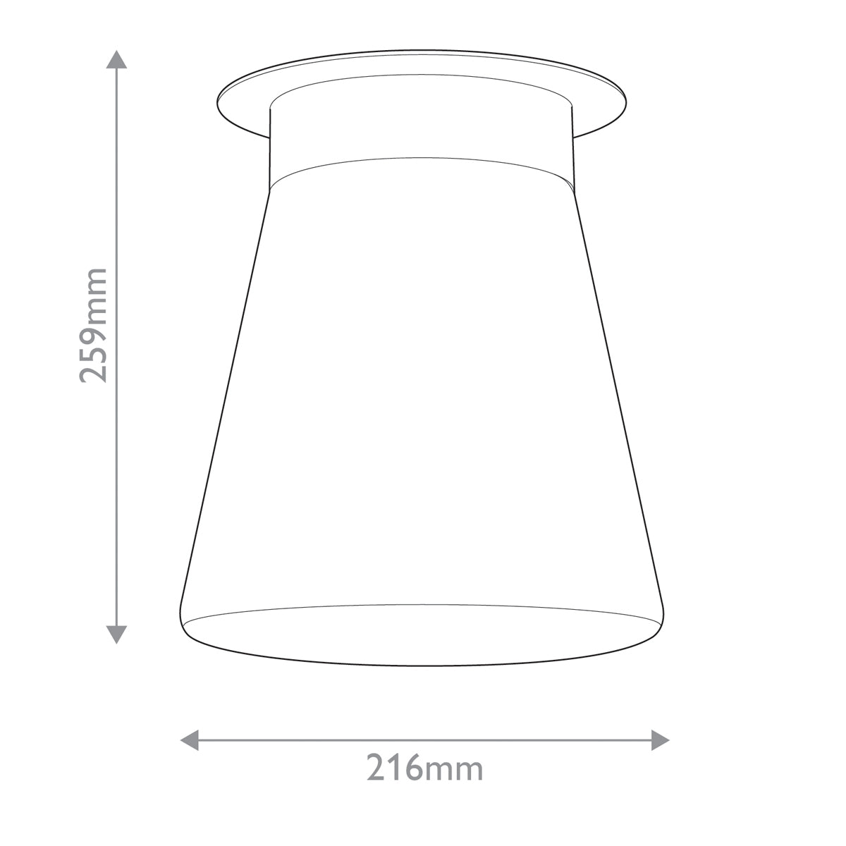 Albers Flush 1 lt Ceiling Light - E27