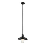 Allenbury 1 Light Outdoor Pendant - Textured Black IP44 E27