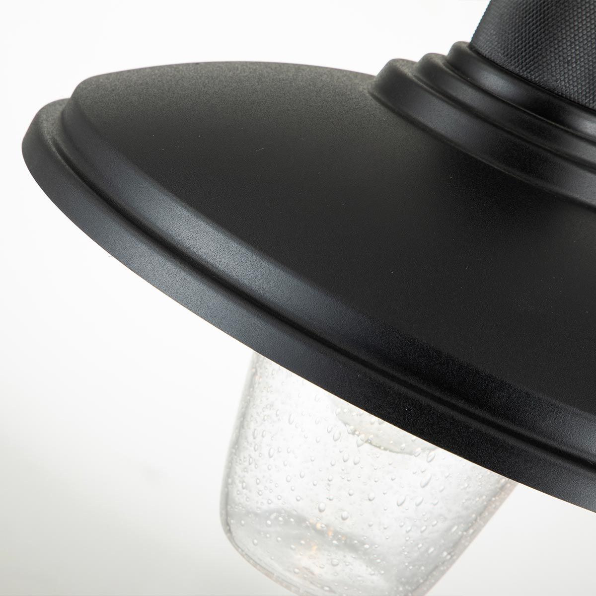 Allenbury 1 Light Outdoor Pendant - Textured Black IP44 E27