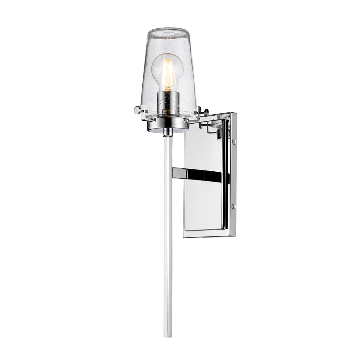 Alton 1Lt Bathroom Wall Light IP44 – Chrome/Brushed Brass