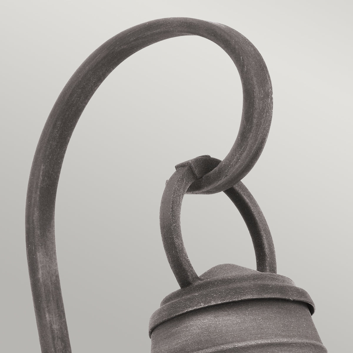 Bridge Point Small Wall Lantern - Weathered Zinc Finish
