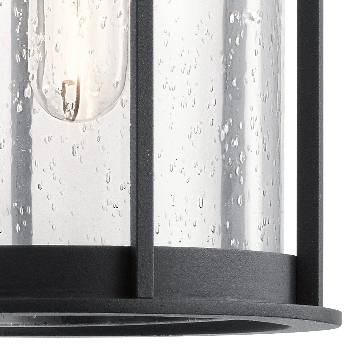 Camillo 1lt Medium Outdoor Wall Lantern - Painted Natural Brass/Black E27 IP44