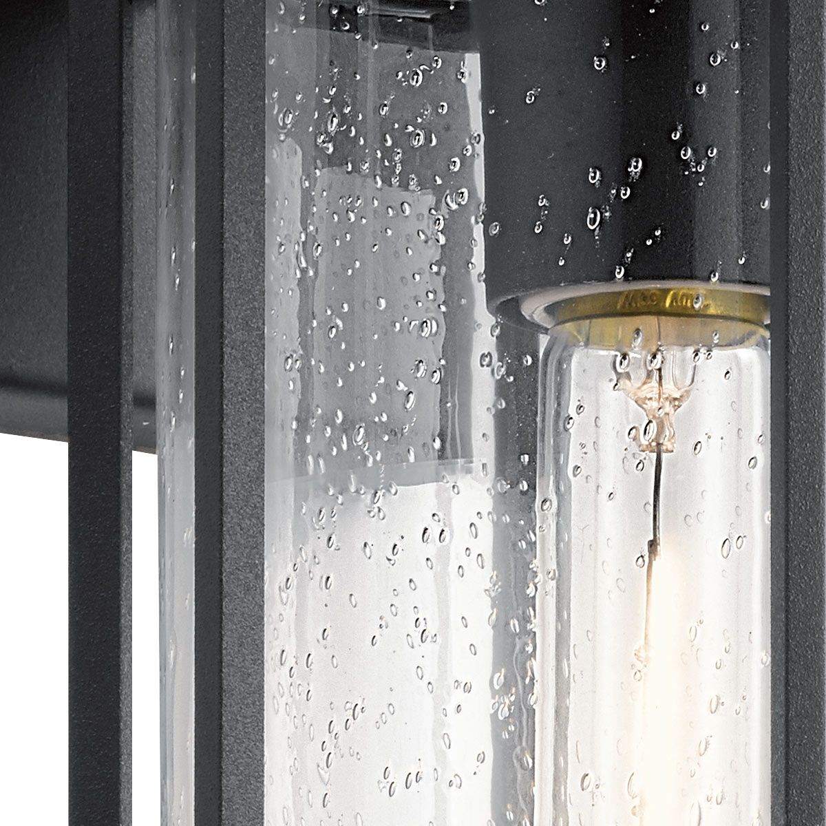 Camillo 1lt Medium Outdoor Wall Lantern - Painted Natural Brass/Black E27 IP44