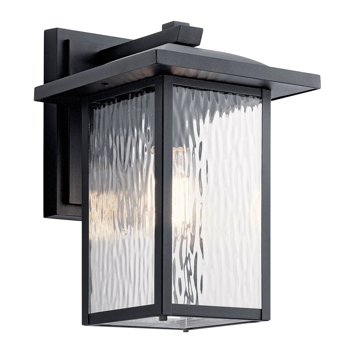 Cappanna 1 lt Exterior Wall Lantern - Textured Black  IP44 E27