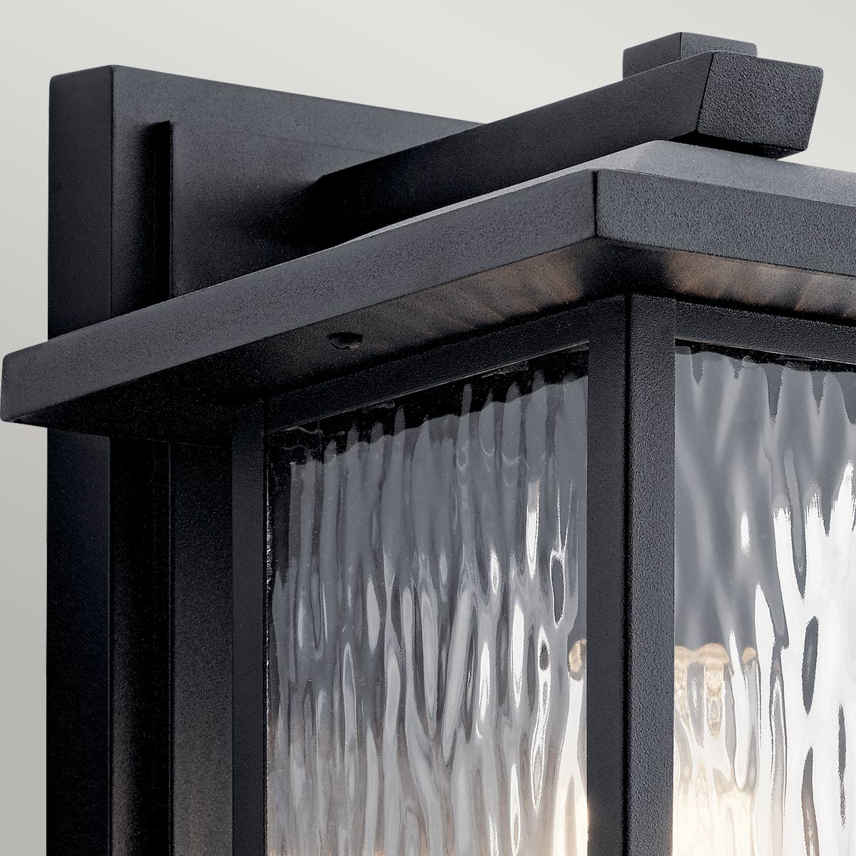 Cappanna 1 lt Exterior Wall Lantern - Textured Black  IP44 E27