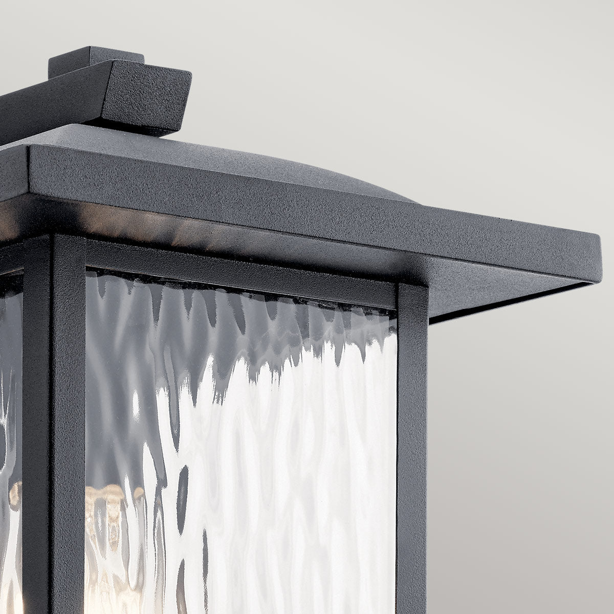 Cappanna 1 lt Exterior Wall Lantern - Textured Black  IP44 E27