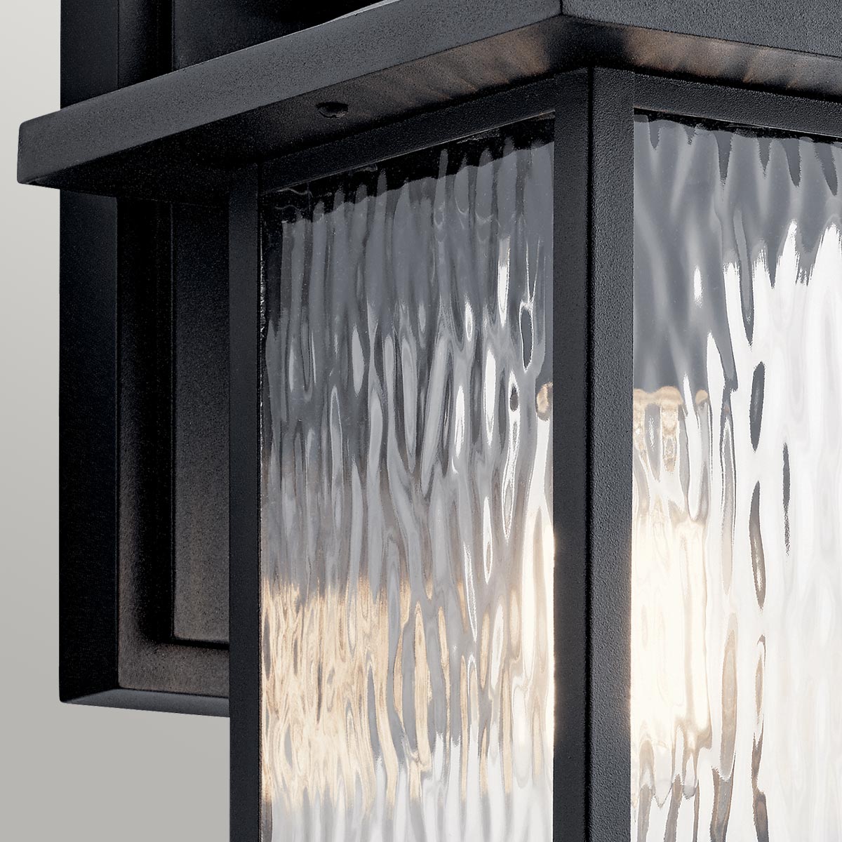 Cappanna 1 lt Exterior Wall Lantern - Textured Black  IP44 E27