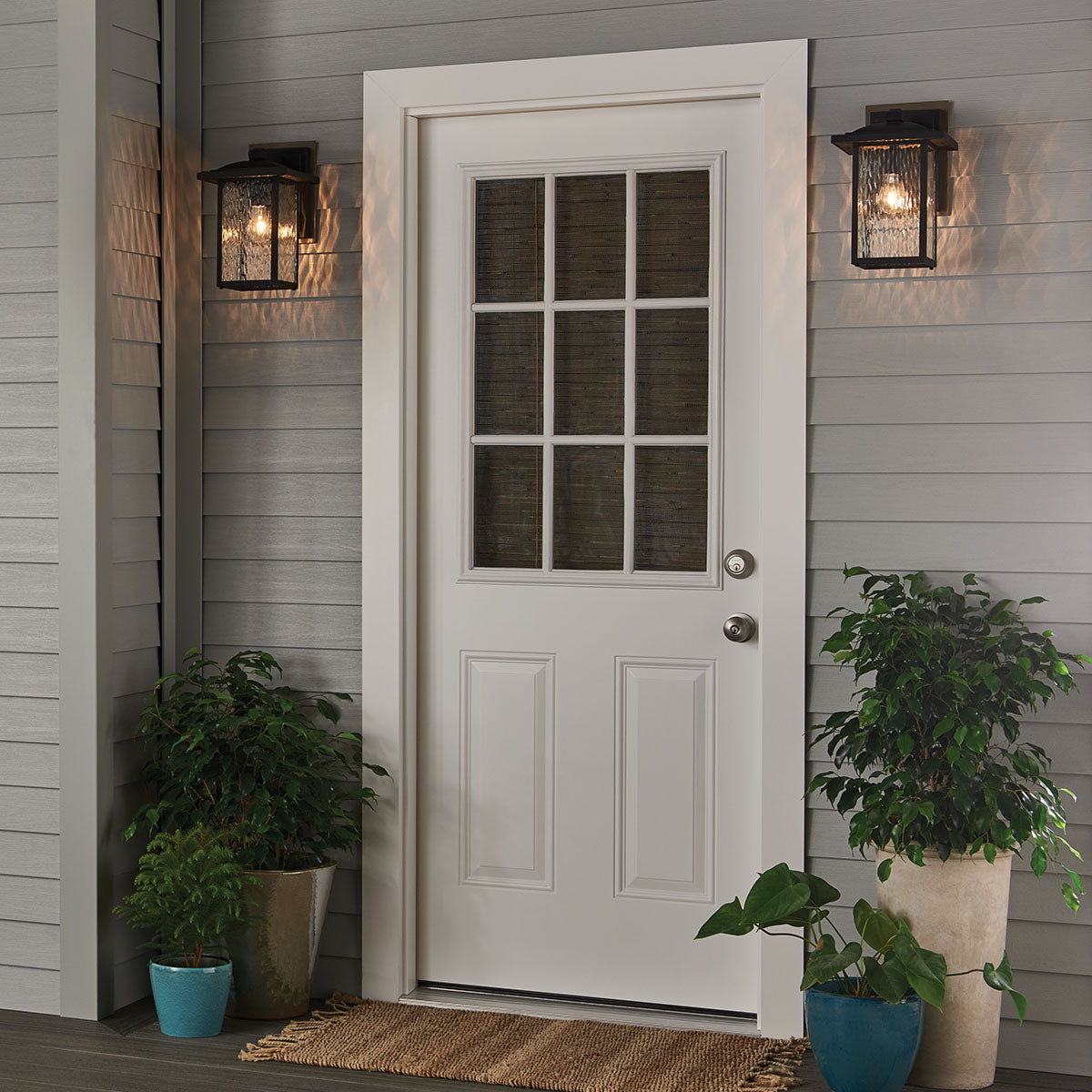 Cappanna 1 lt Exterior Wall Lantern - Textured Black  IP44 E27