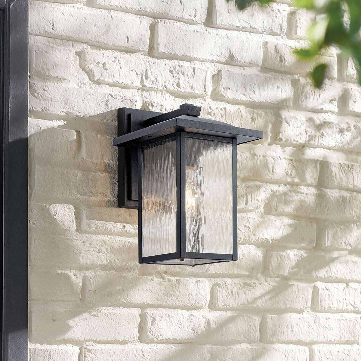 Cappanna 1 lt Exterior Wall Lantern - Textured Black  IP44 E27