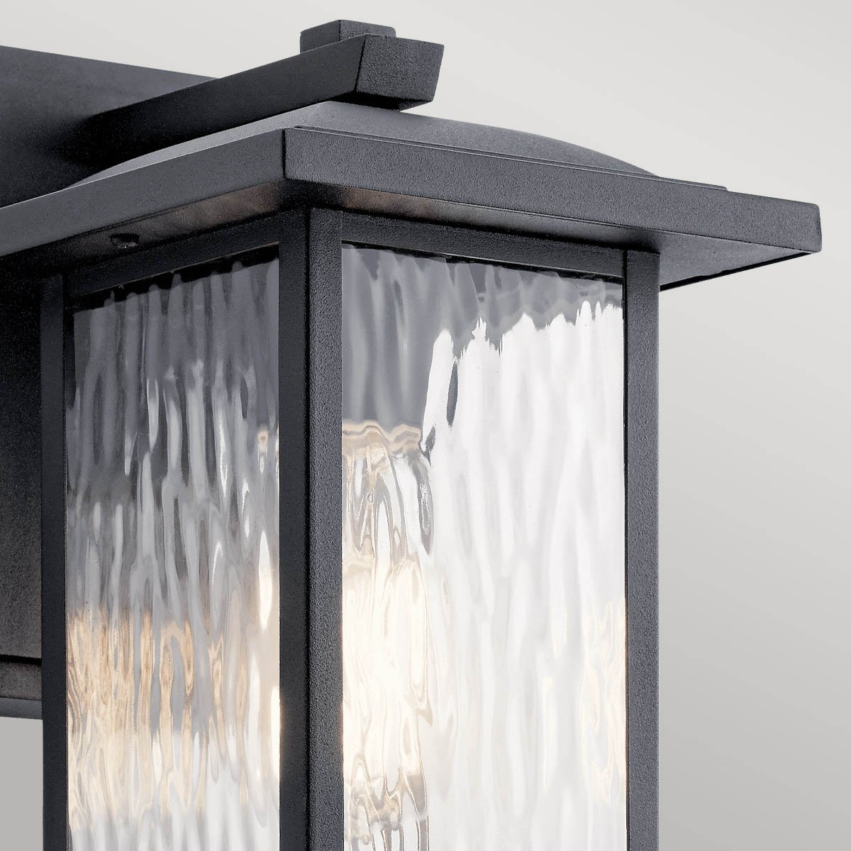 Cappanna 1 lt Exterior Wall Lantern - Textured Black  IP44 E27