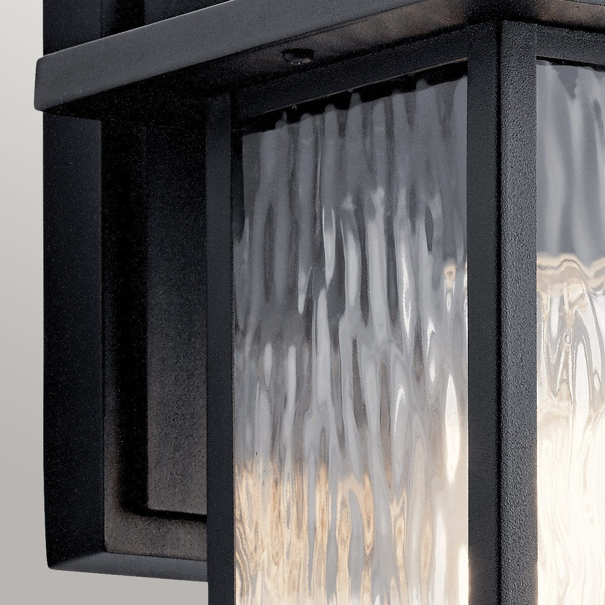 Cappanna 1 lt Exterior Wall Lantern - Textured Black  IP44 E27