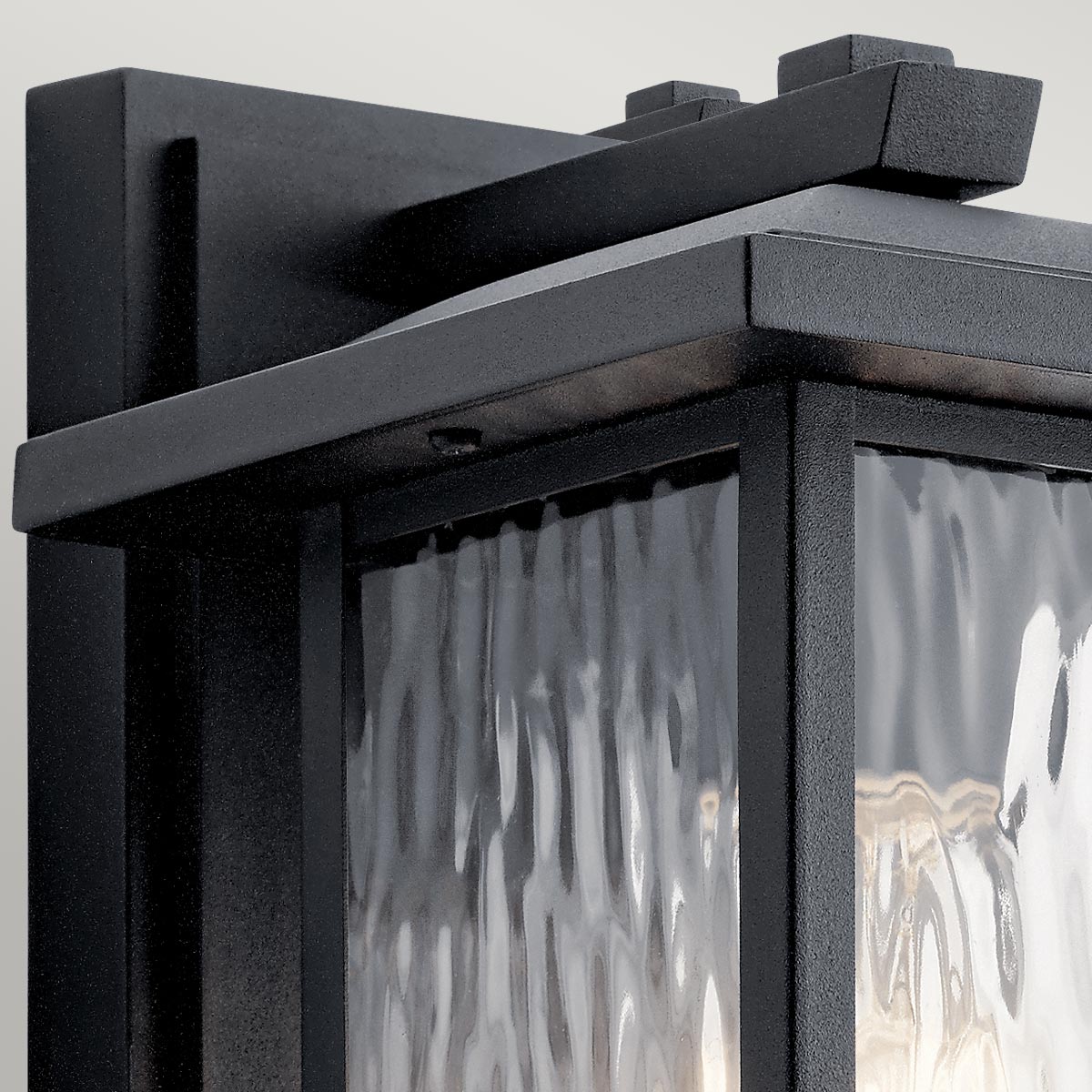 Cappanna 1 lt Exterior Wall Lantern - Textured Black  IP44 E27