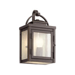 Carlson Small Wall Lantern - Rubbed Bronze Finish