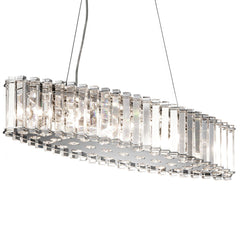 Crystal Skye 8/12 Light Island Chandelier