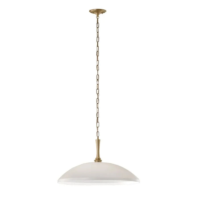 Kichler Delarosa 1 lt Ceiling Pendant - Black, White & Champagne Bronze