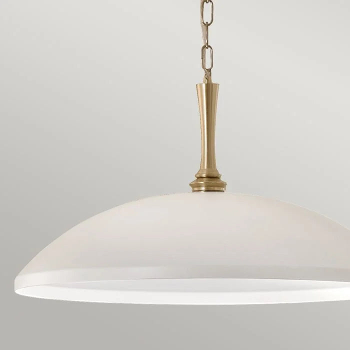 Kichler Delarosa 1 lt Ceiling Pendant - Black, White & Champagne Bronze