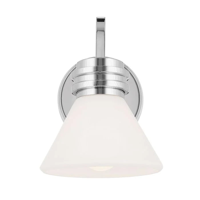 Kichler Farum 1 lt Wall Light IP44- Champagne Bronze/  Polished Chrome/ Black