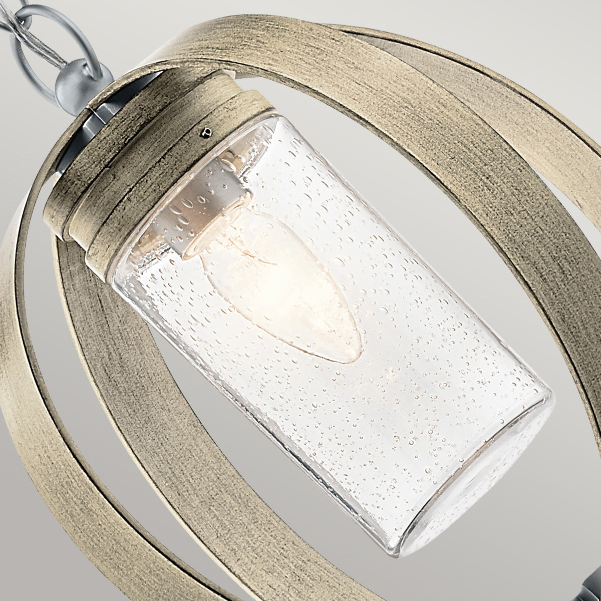 Grand Bank Outdoor Pendant – Antique Gray Finish