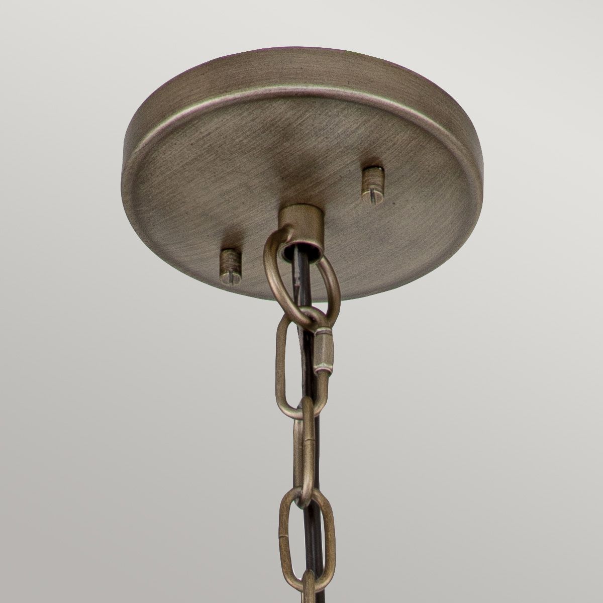 Halleron 3Lt IP44 Lantern - Burnished Bronze/Londonderry IP44 E14