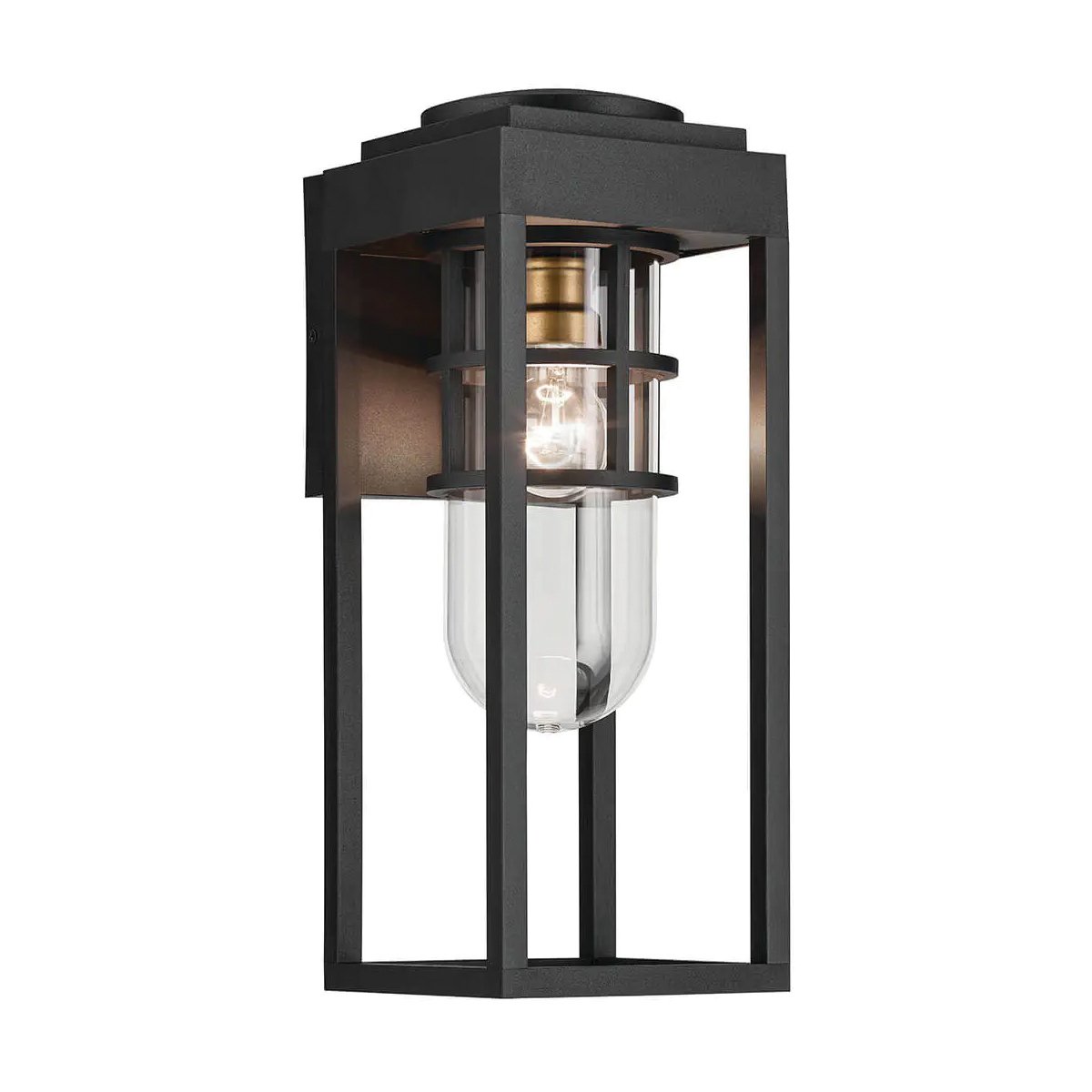 Kichler Hone Coastal 1 lt Wall Lantern - Textured Black  IP44 E27