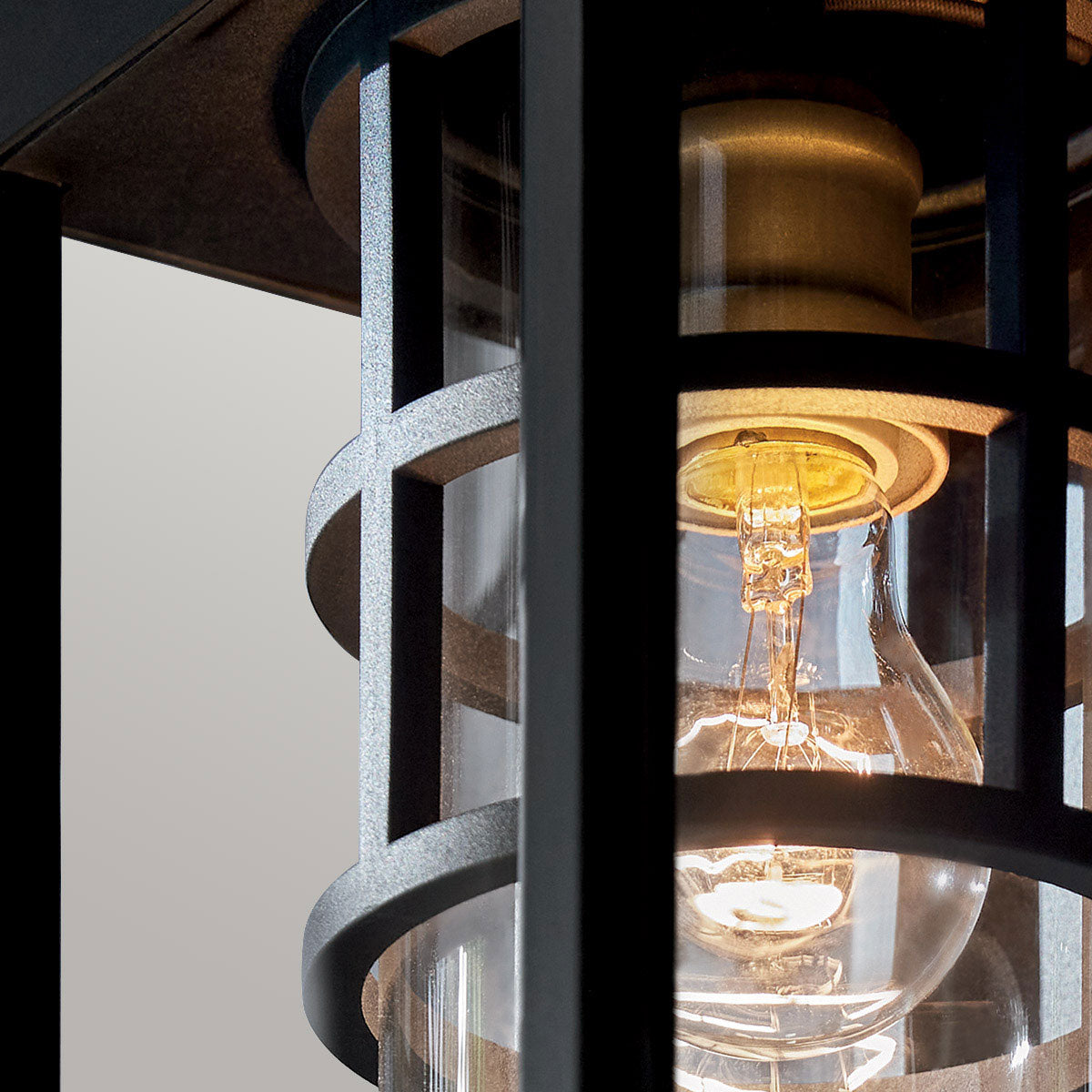 Kichler Hone Coastal 1 lt Wall Lantern - Textured Black  IP44 E27