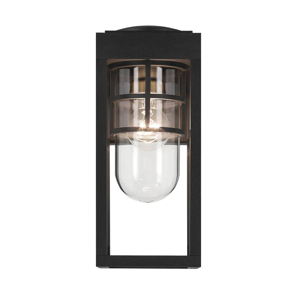 Kichler Hone Coastal 1 lt Wall Lantern - Textured Black  IP44 E27